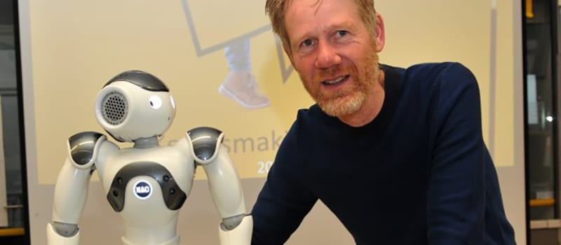 Onderwijsrobot op het Raayland College